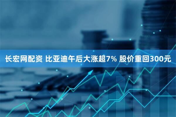 长宏网配资 比亚迪午后大涨超7% 股价重回300元
