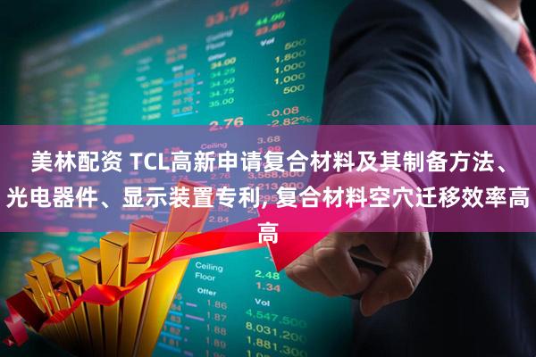 美林配资 TCL高新申请复合材料及其制备方法、光电器件、显示装置专利, 复合材料空穴迁移效率高